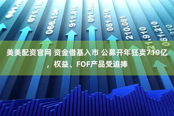 美美配资官网 资金借基入市 公募开年狂卖719亿，权益、FOF产品受追捧
